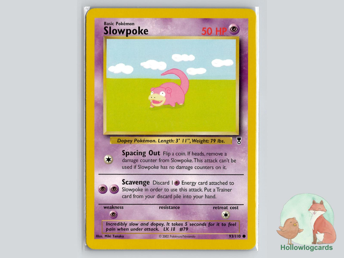 Slowpoke (93/110) - Legendary Collection Pokémon Card