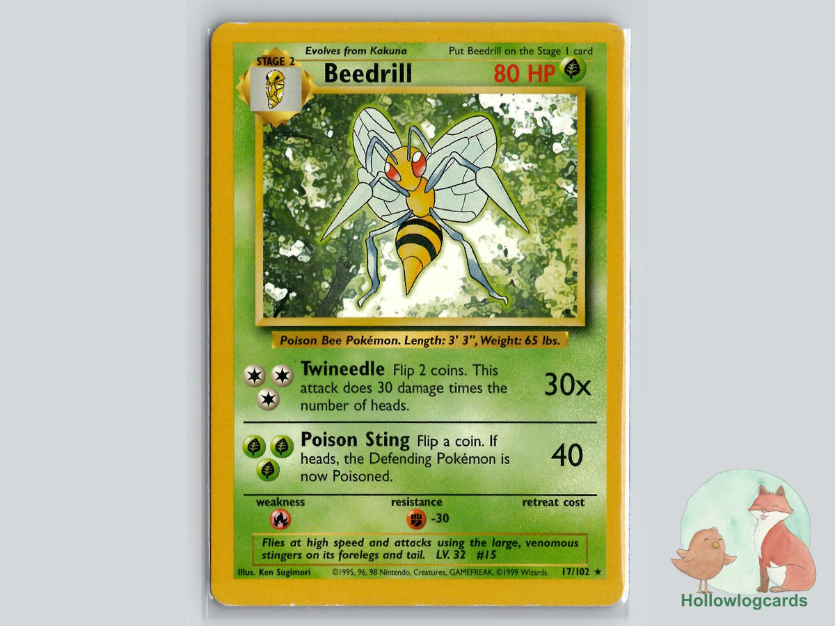 Beedrill (17/102) - Base Pokémon Card