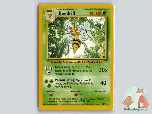 Beedrill (17/102) - Base Pokémon Card