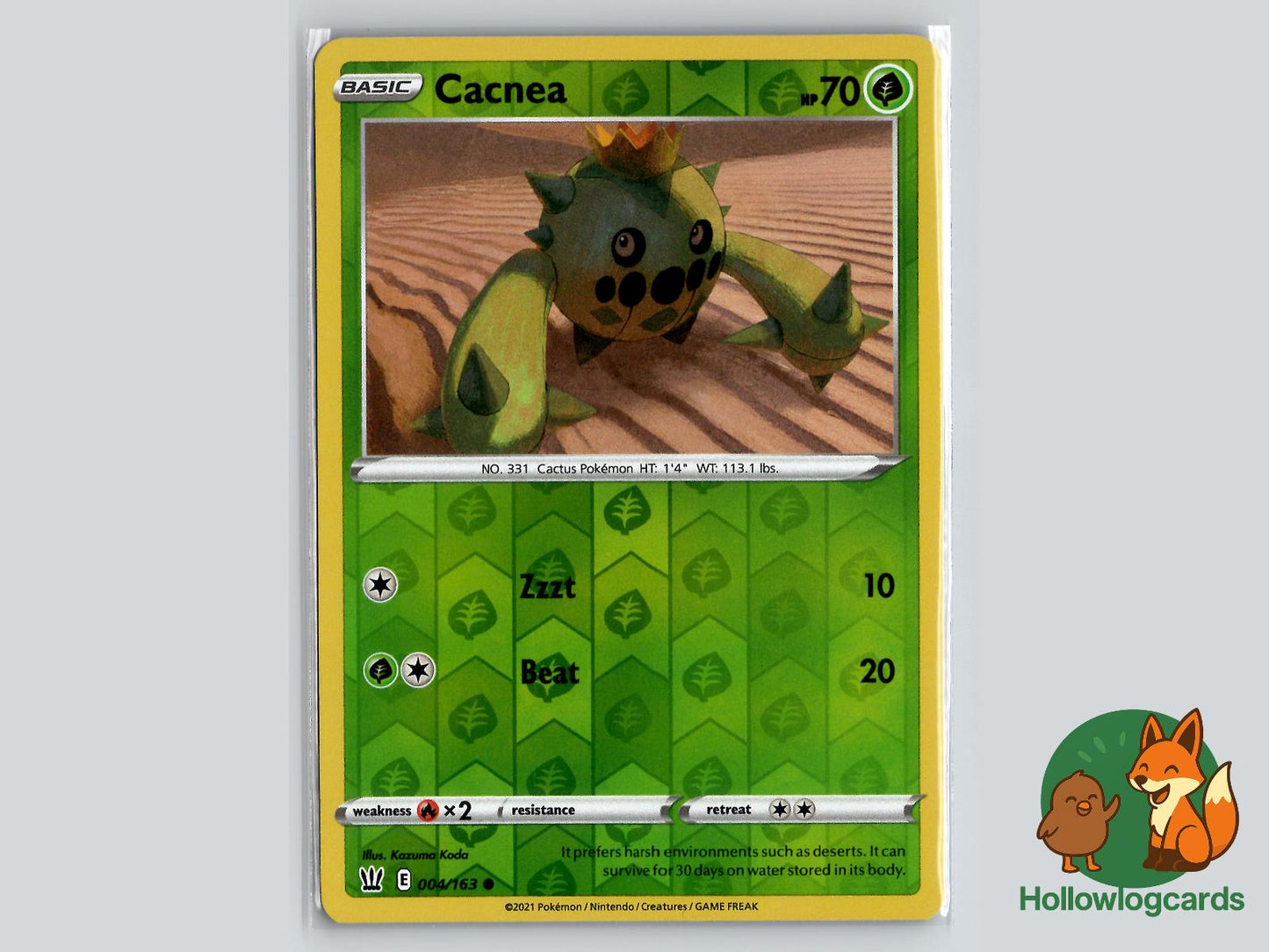 Cacnea (004/163) - Battle Styles Pokémon Card