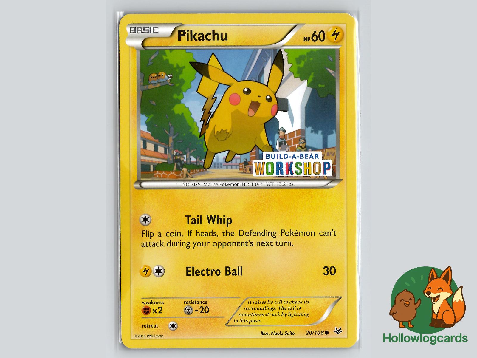 Pikachu (020/108) Pokémon Card