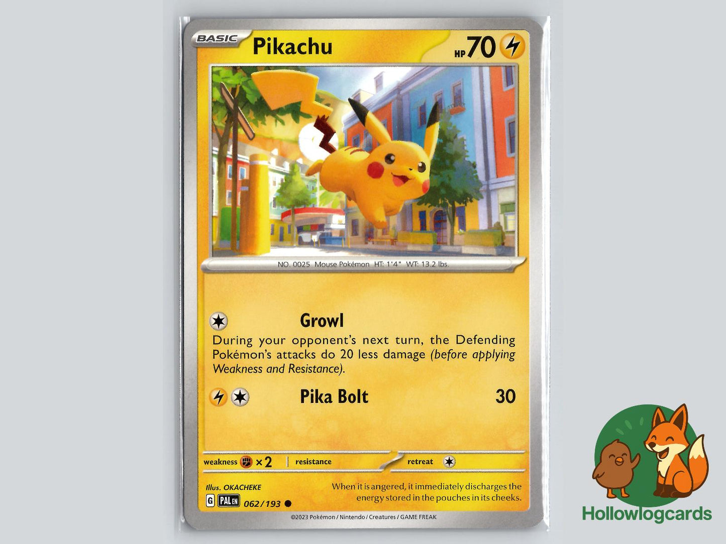 Pikachu (062/193) - Paldea Evolved Pokémon Card