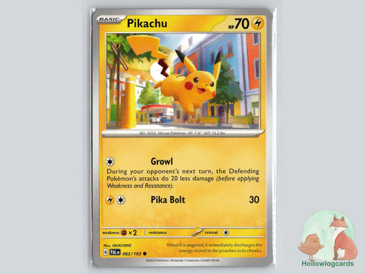 Pikachu (062/193) - Paldea Evolved Pokémon Card