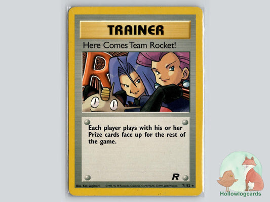 Here Comes Team Rocket! (71/82) - Team Rocket Pokémon Card