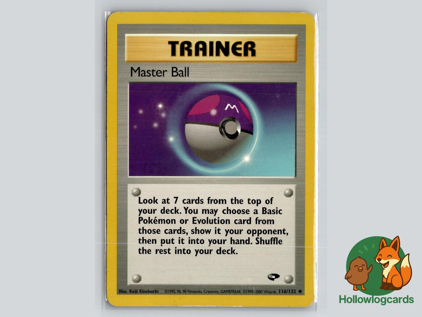 Master Ball (116/132) - Gym Challenge Pokémon Card