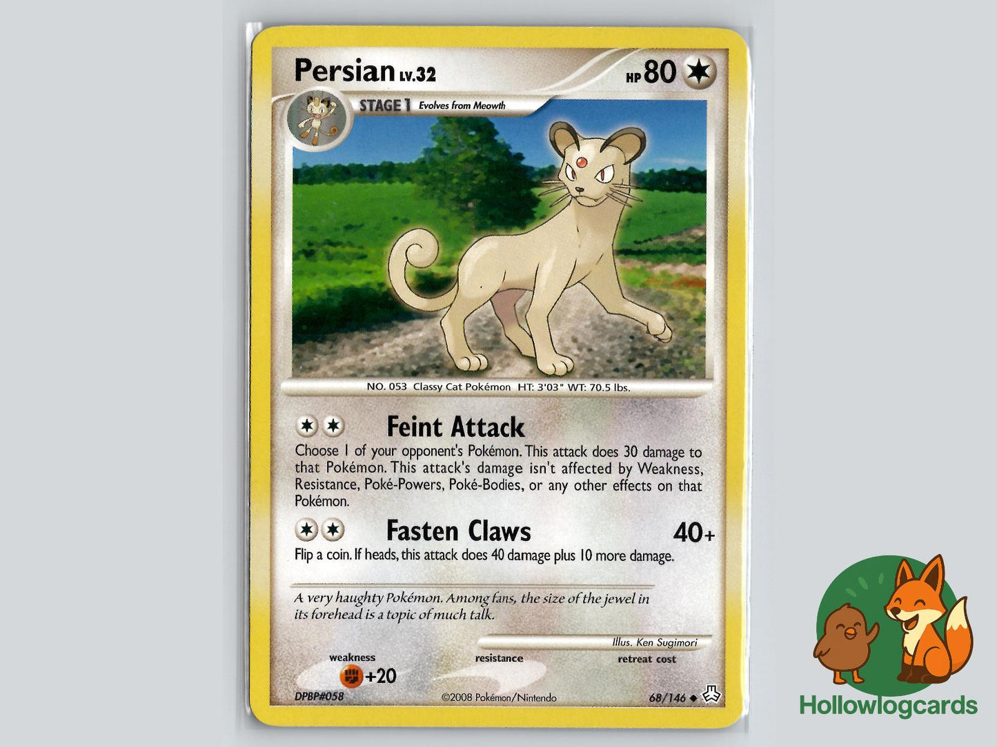 Persian (68/146) - Legends Awakened Pokémon Card