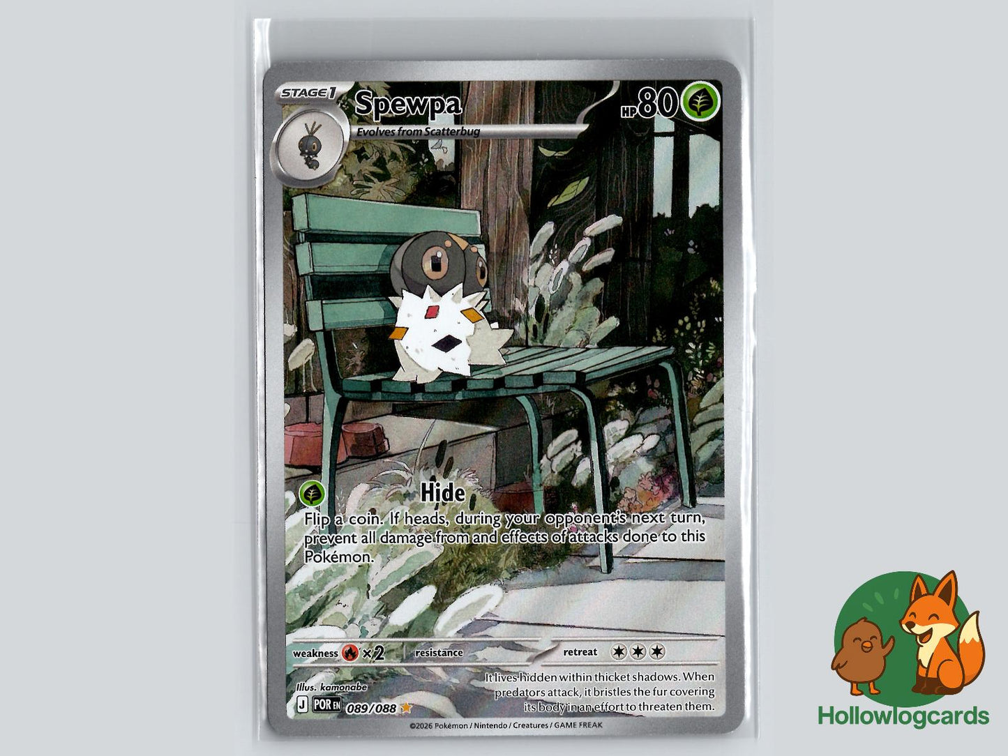Spewpa (089/088) Pokémon Card