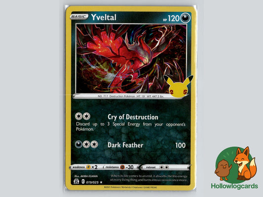 Yveltal (019/025) - Celebrations Pokémon Card