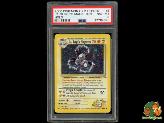 Image of Lt. Surges Magneton Gym Heroes (G1) #8