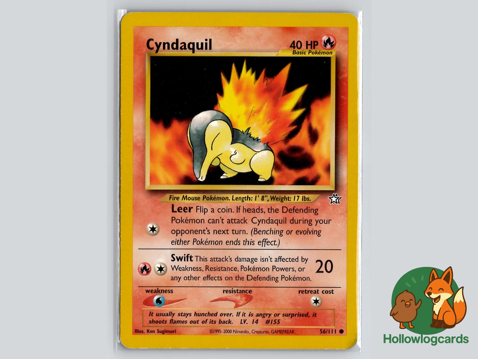 Cyndaquil (56/111) - Neo Genesis Pokémon Card