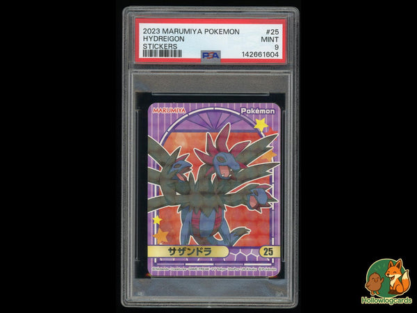 Graded Hydreigon (25) Marumiya Stickers - PSA 9