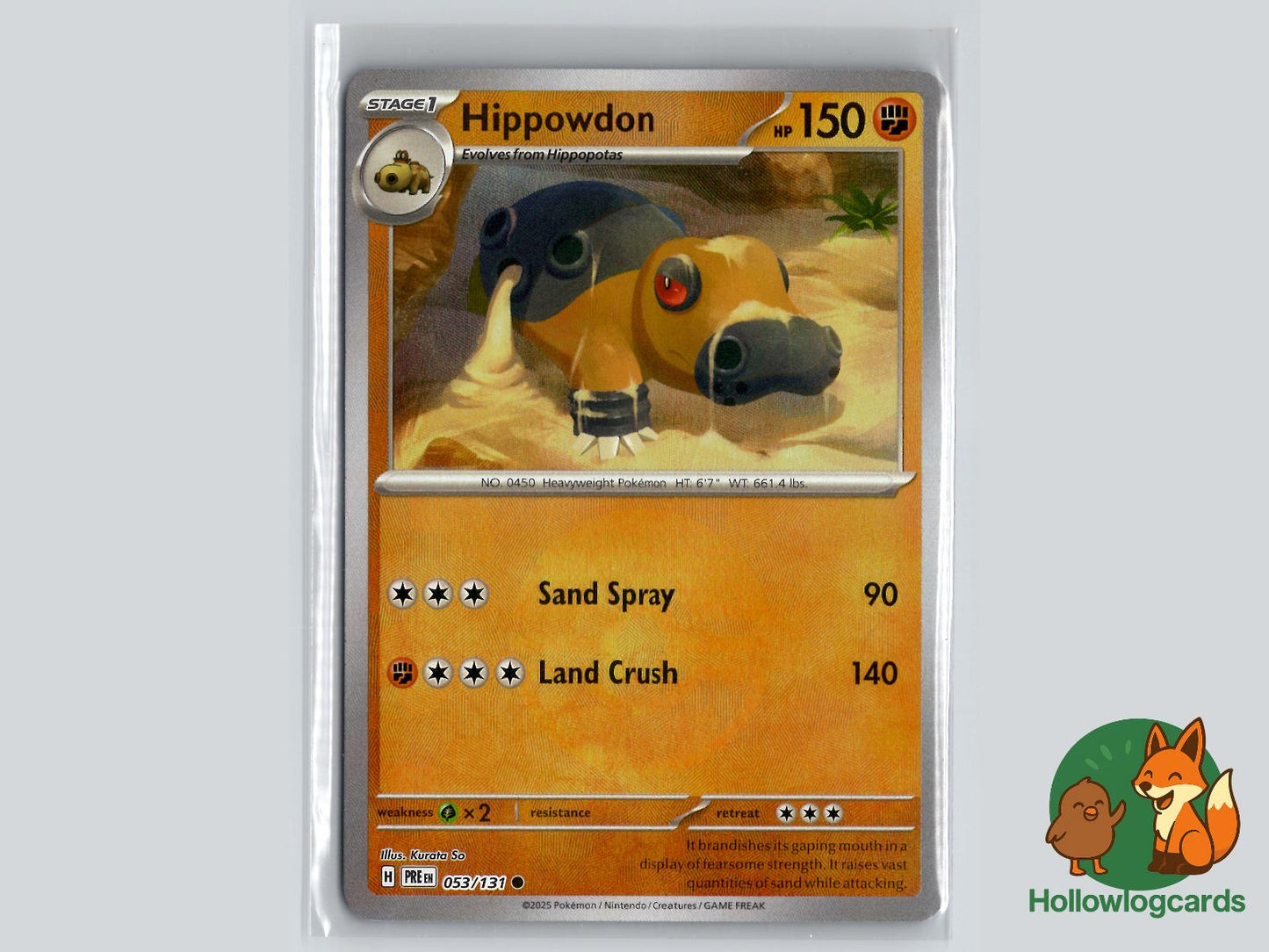 Hippowdon (053/131) - Prismatic Evolutions Pokémon Card