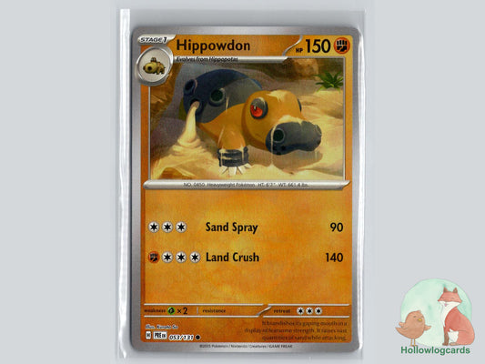 Hippowdon (053/131) - Prismatic Evolutions Pokémon Card
