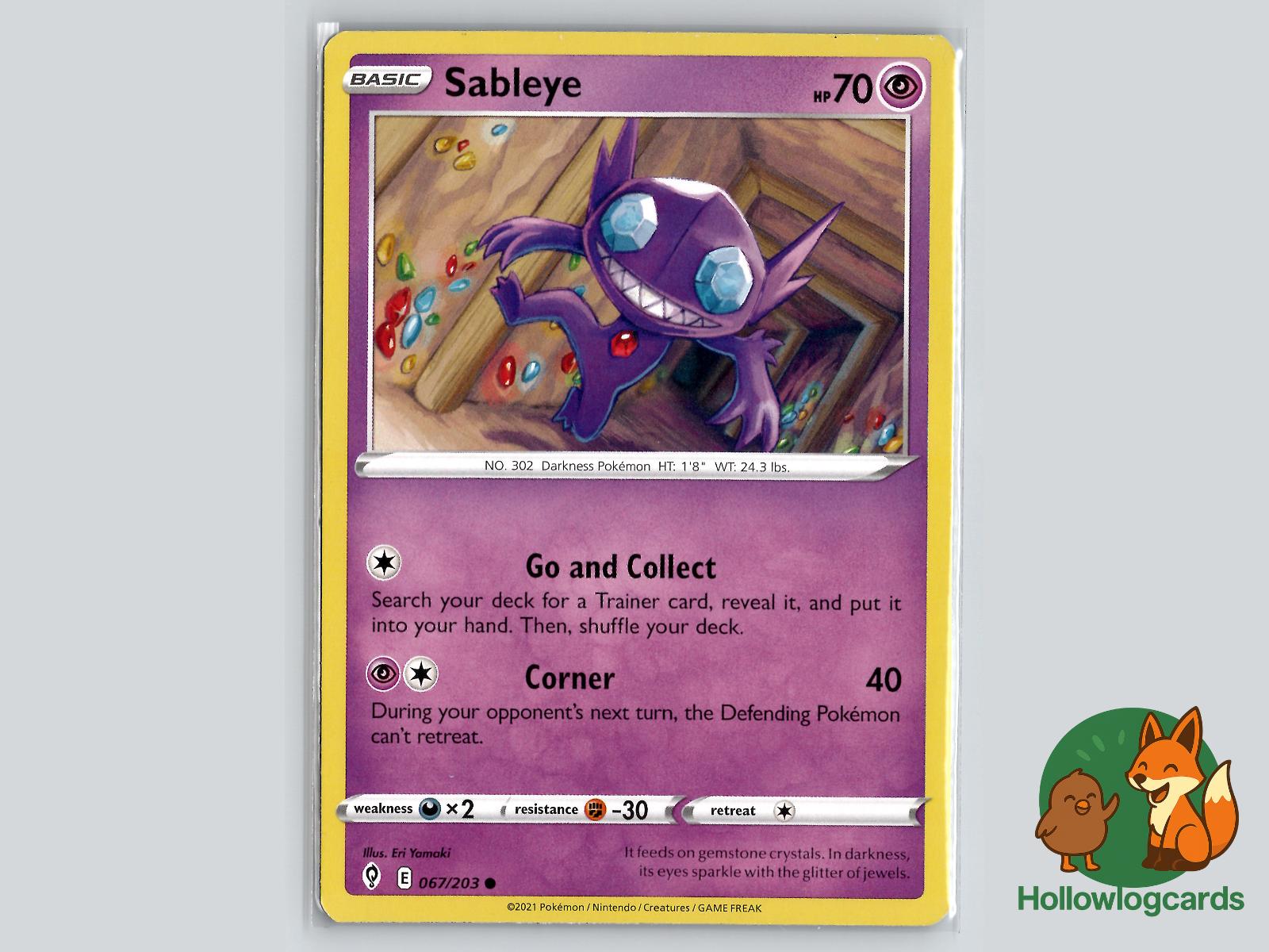 Sableye (067/203) - Evolving Skies Pokémon Card