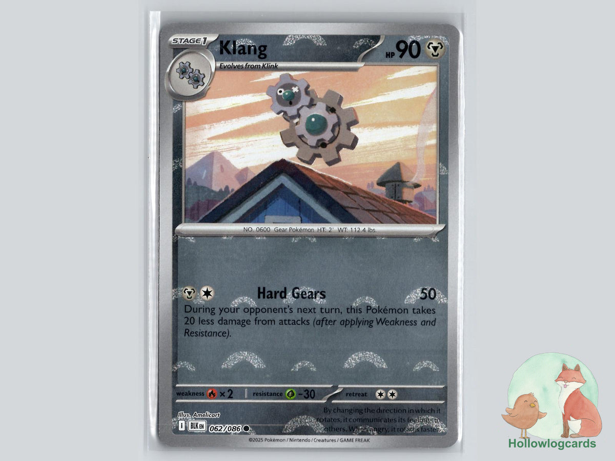 Klang (062/086) - Black Bolt Pokémon Card