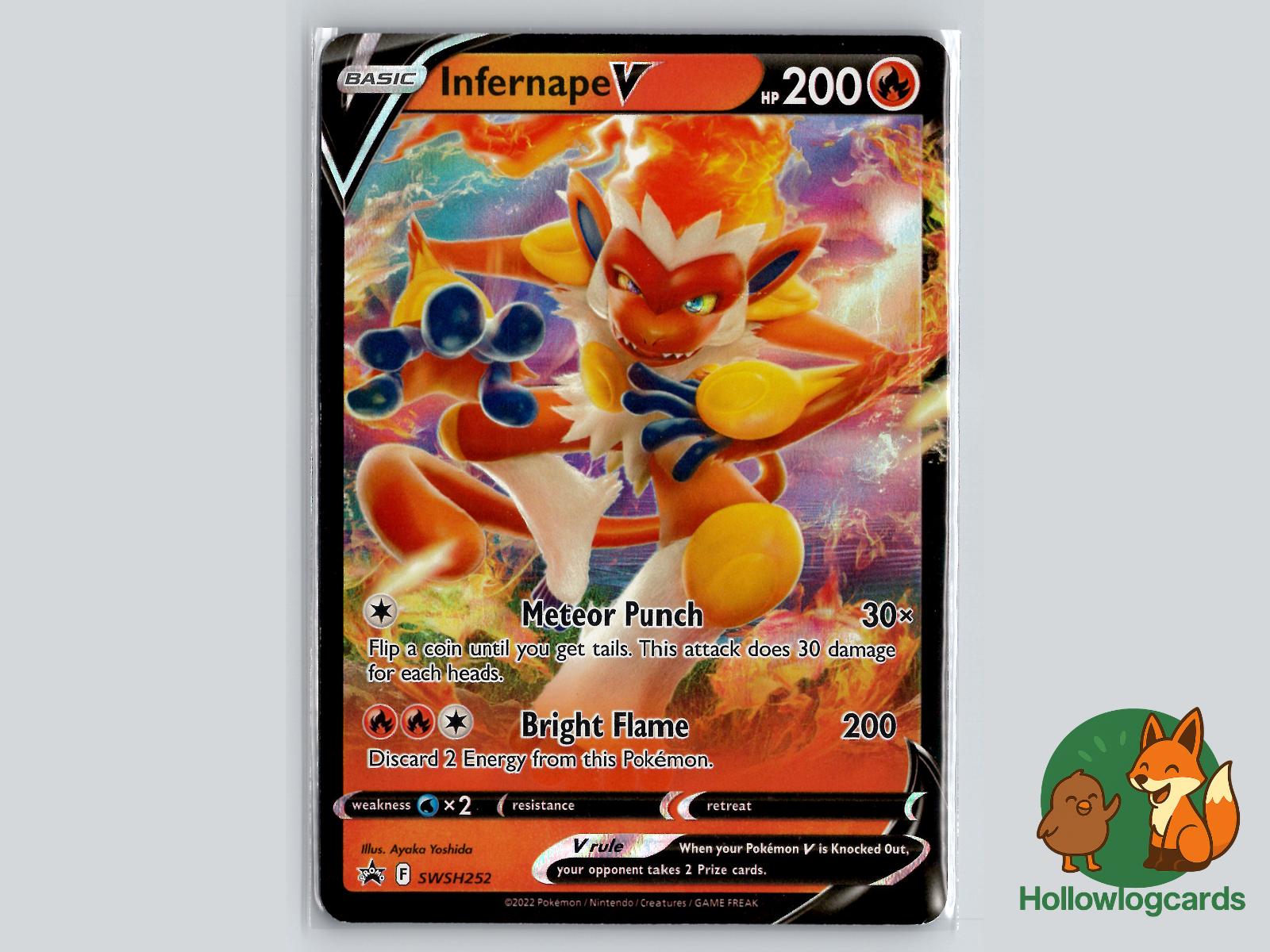 Infernape V (SWSH252) - Sword & Shield Pokémon Card