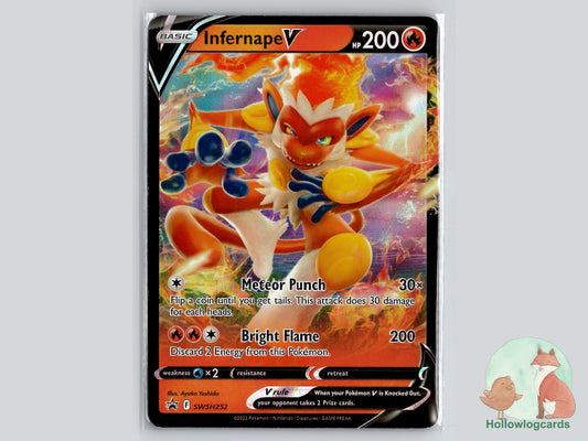 Infernape V (SWSH252) - Sword & Shield Pokémon Card