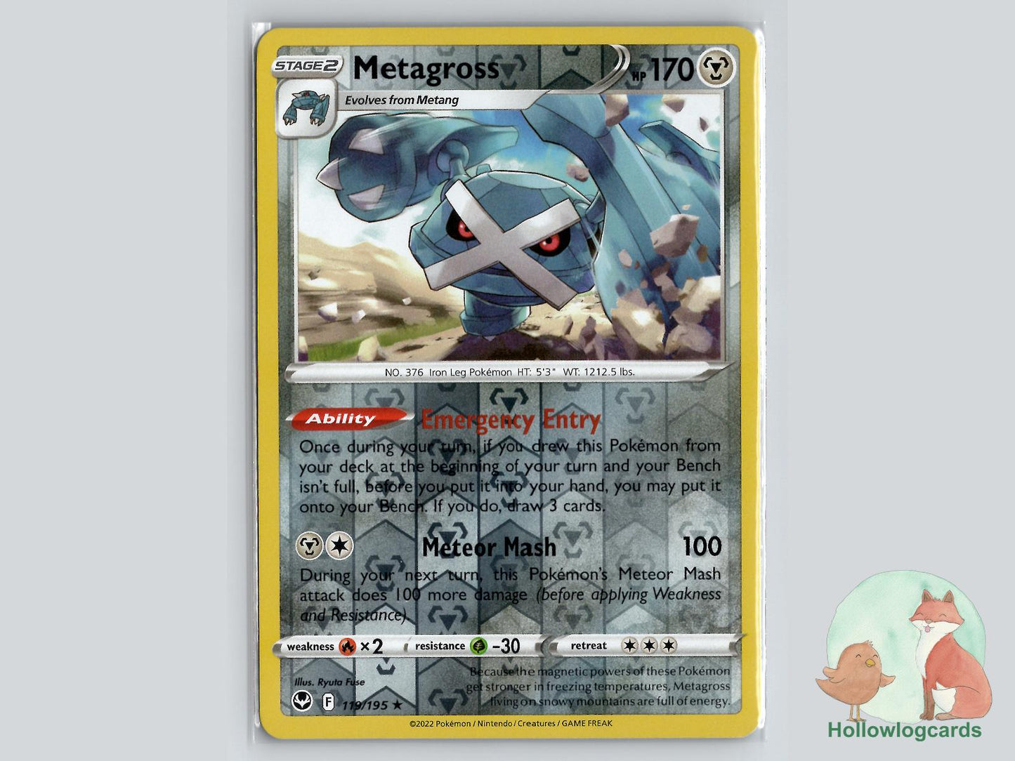Metagross (119/195) - Silver Tempest Pokémon Card