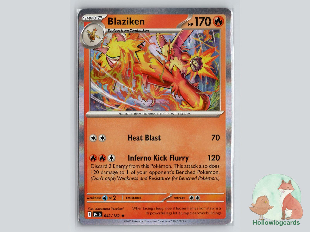 Blaziken (042/182) - Destined Rivals Pokémon Card