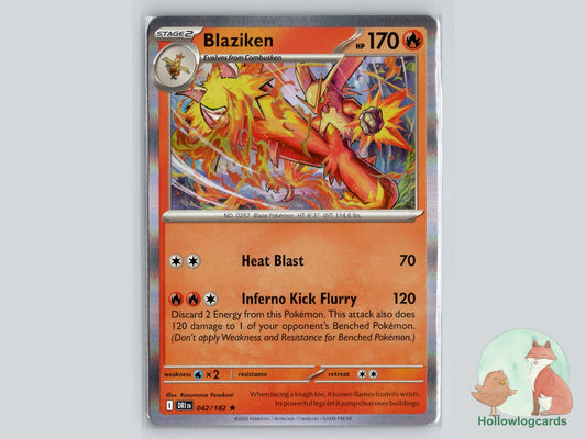 Blaziken (042/182) - Destined Rivals Pokémon Card