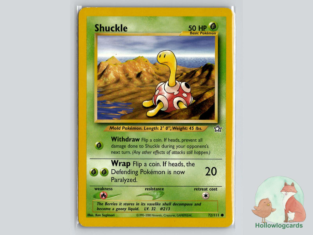 Shuckle (72/111) - Neo Genesis Pokémon Card