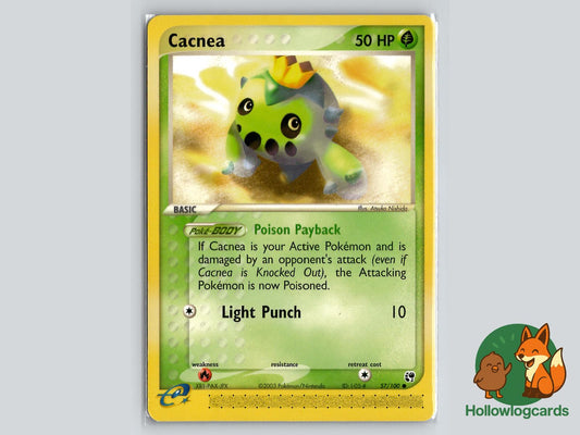 Cacnea (57/100) - Sandstorm Pokémon Card