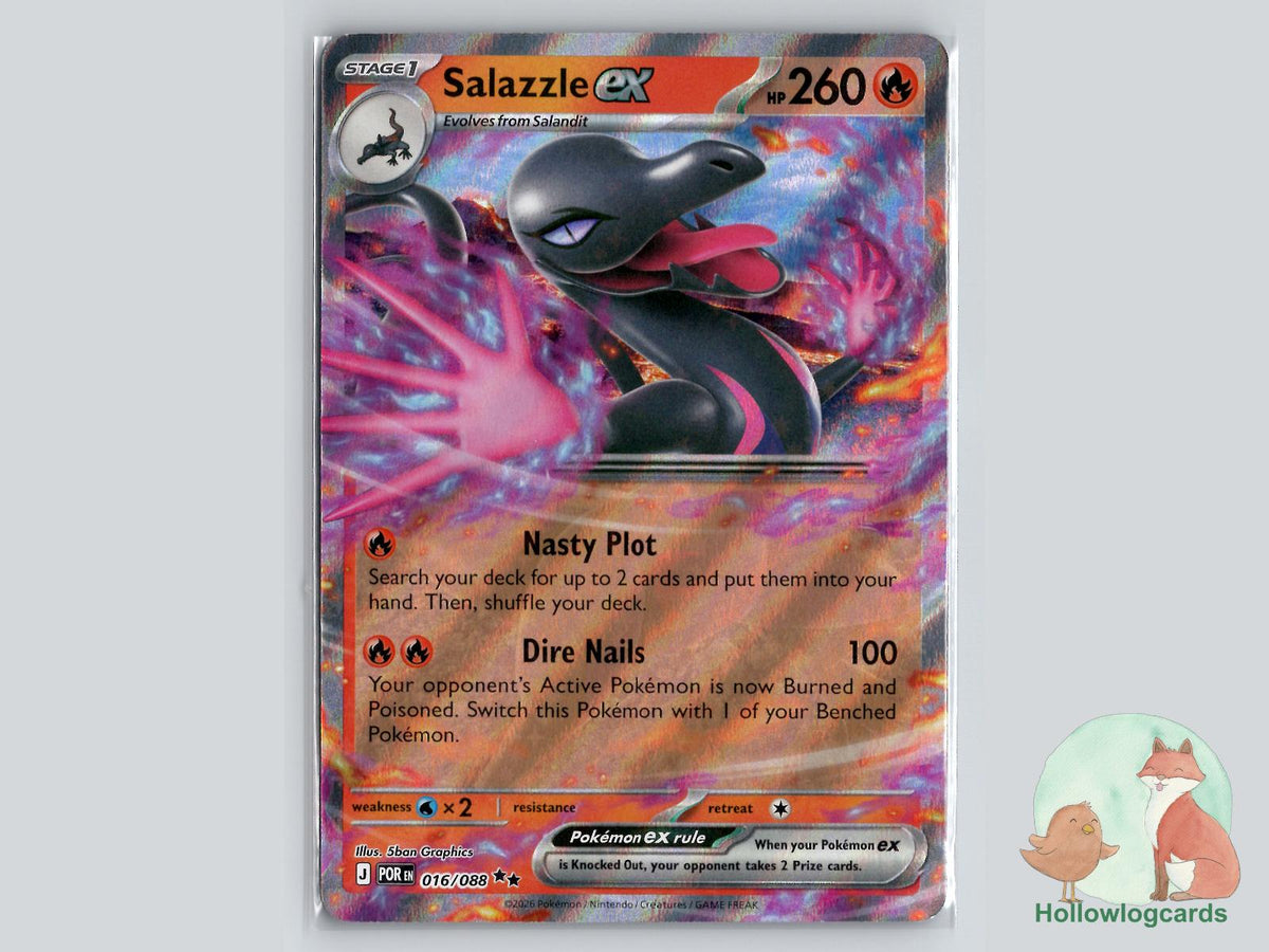 Salazzle ex (016/088) Pokémon Card