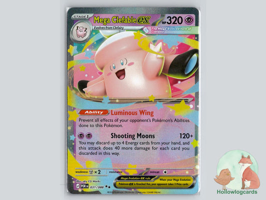 Mega Clefable ex (031/088) Pokémon Card