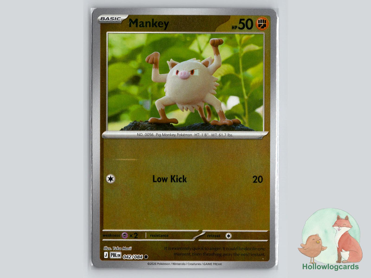 Mankey (042/084) Pokémon Card