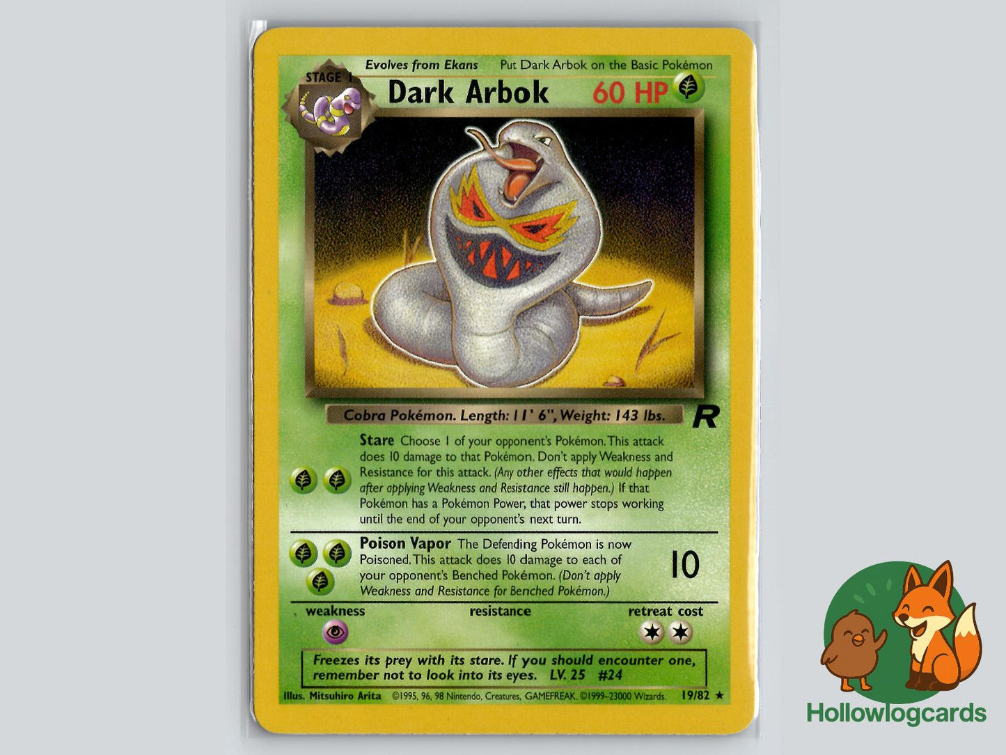 Dark Arbok (19/82) - Team Rocket Pokémon Card