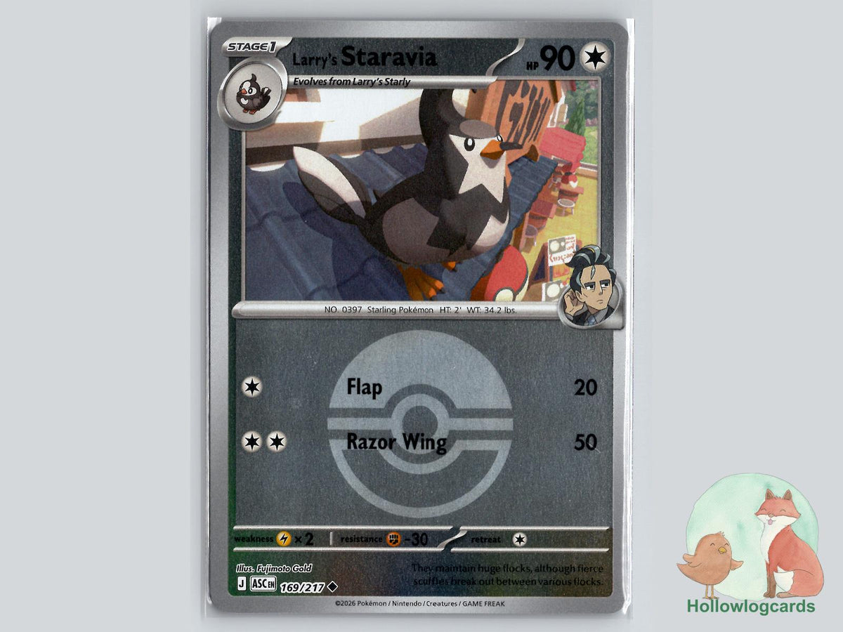 Larry's Staravia (169/217) Pokémon Card