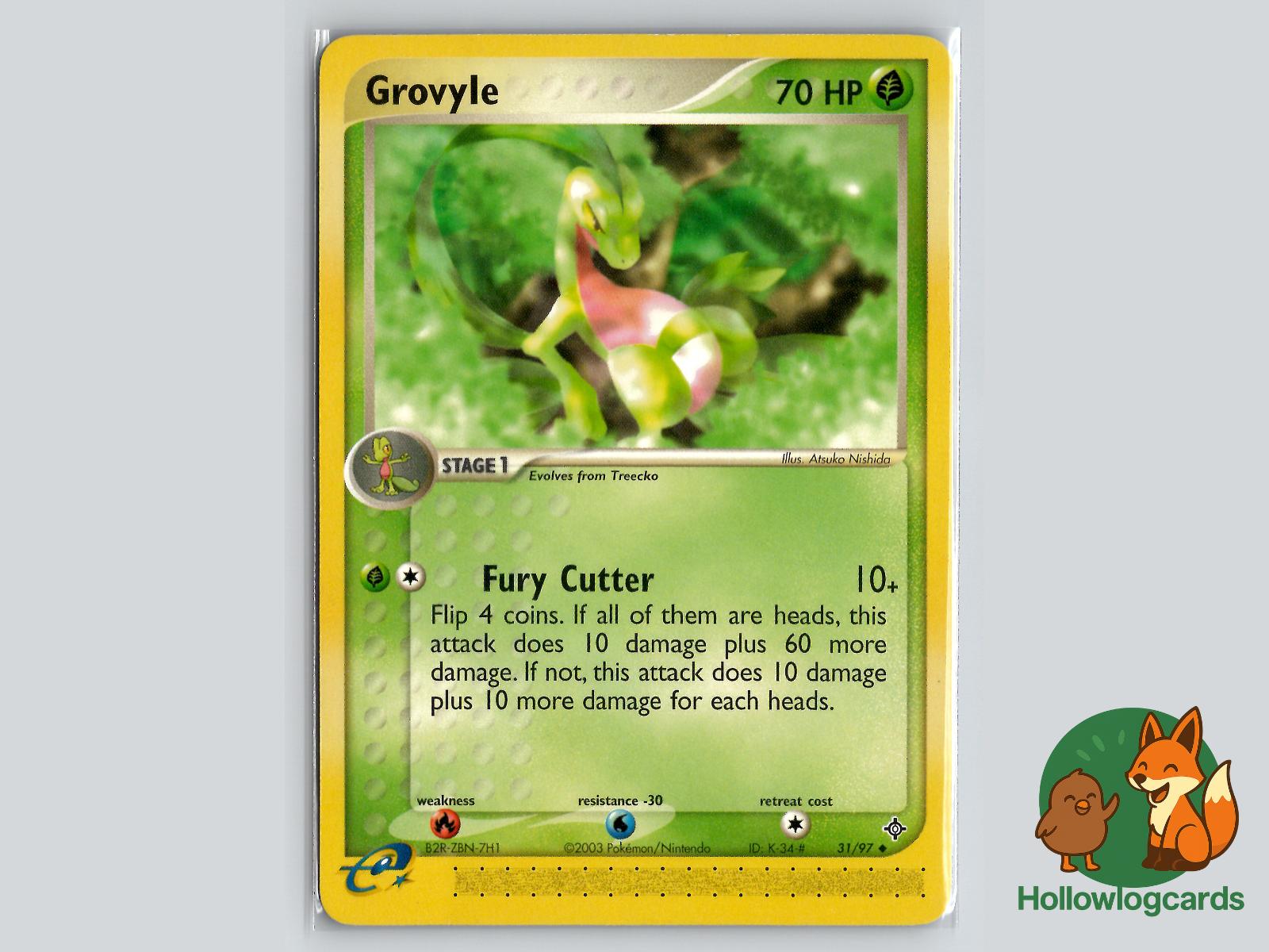 Grovyle (31/97) - Dragon Pokémon Card