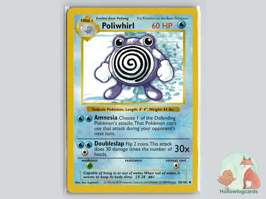 Poliwhirl (38/102) - Base Pokémon Card