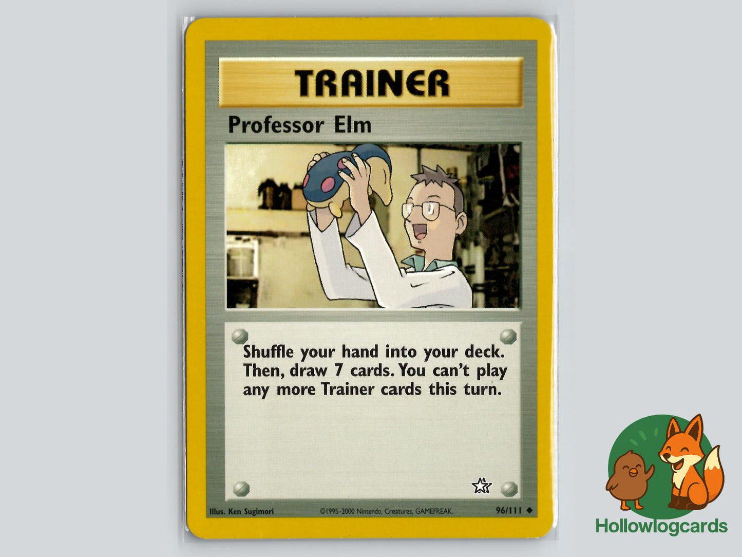 Professor Elm (96/111) - Neo Genesis Pokémon Card