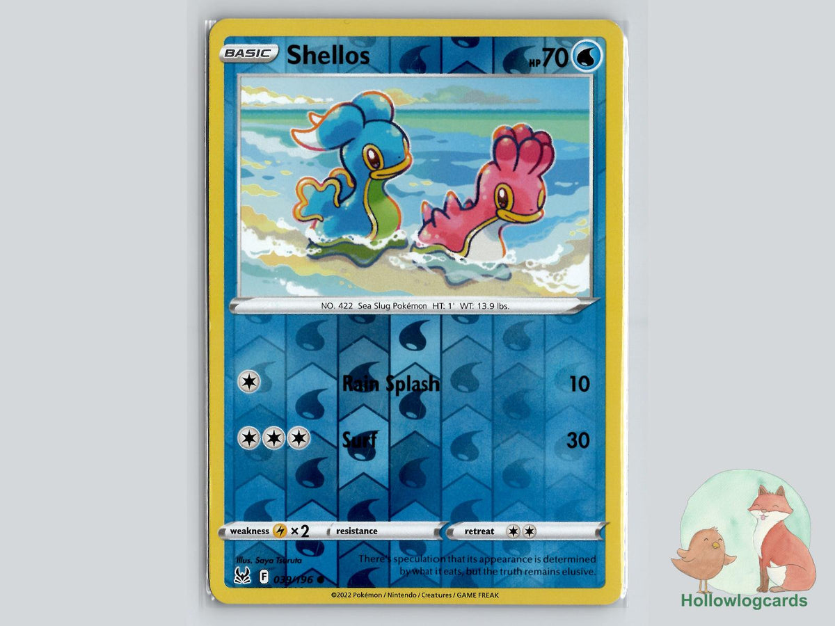 Shellos (039/196) - Lost Origin Pokémon Card
