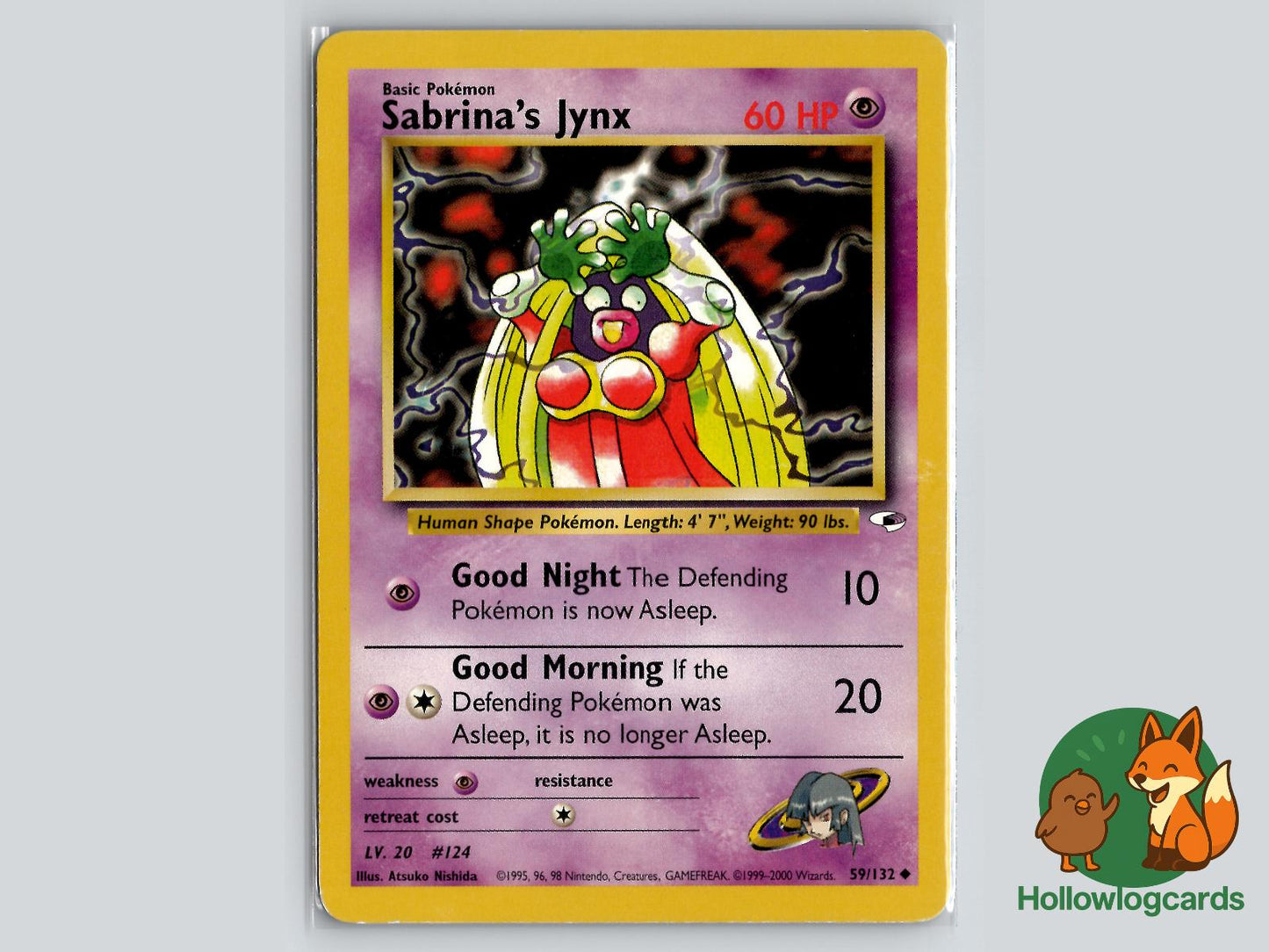 Sabrina's Jynx (59/132) - Gym Heroes Pokémon Card