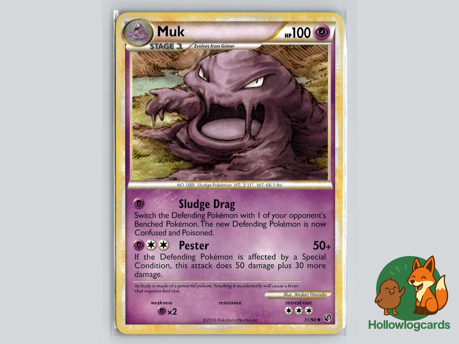 Muk (31/90) - Undaunted Pokémon Card