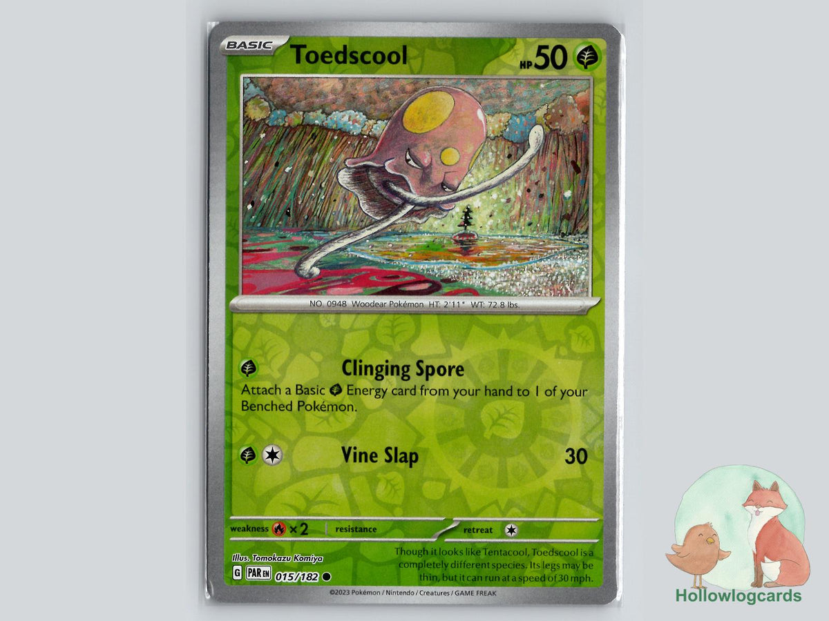 Toedscool (015/182) - Paradox Rift Pokémon Card