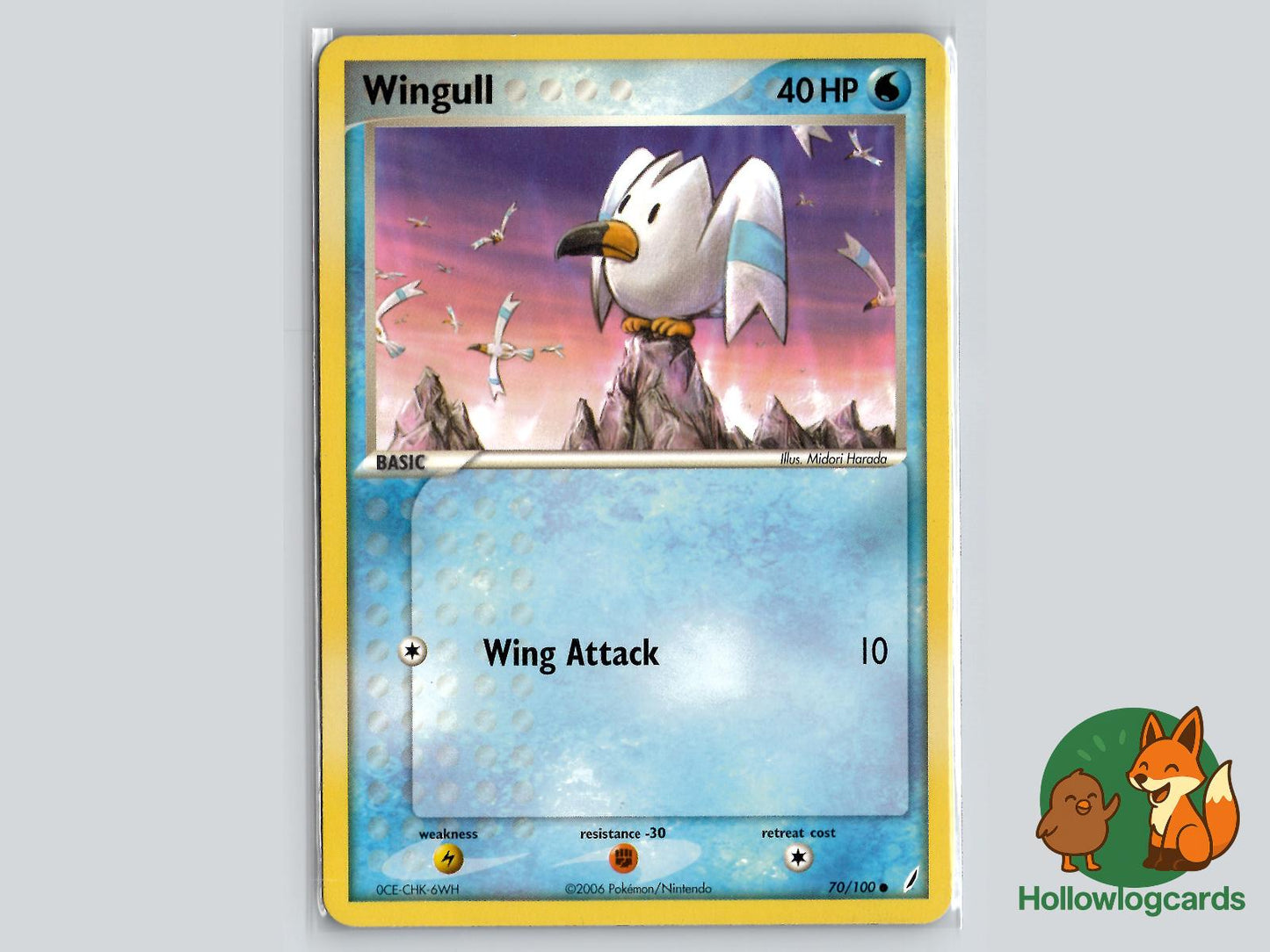 Wingull (70/100) - Crystal Guardians Pokémon Card
