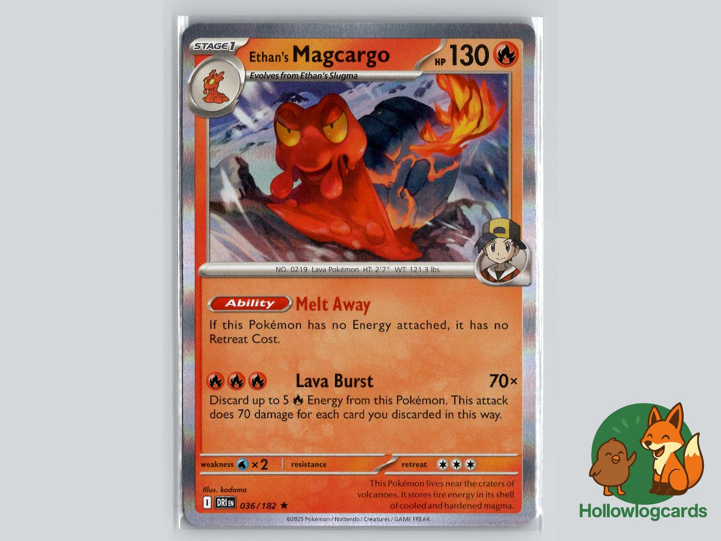Ethan's Magcargo (036/182) - Destined Rivals Pokémon Card