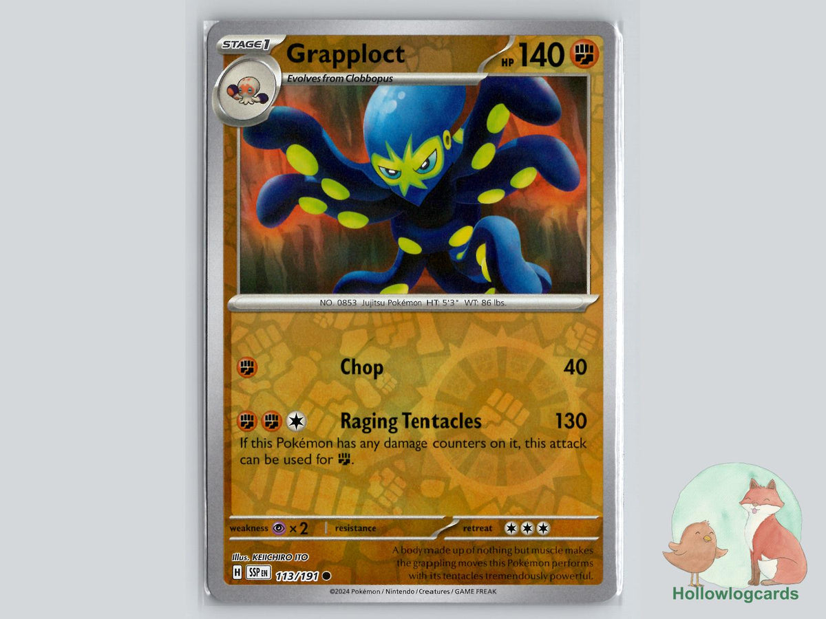 Grapploct (113/191) - Surging Sparks Pokémon Card