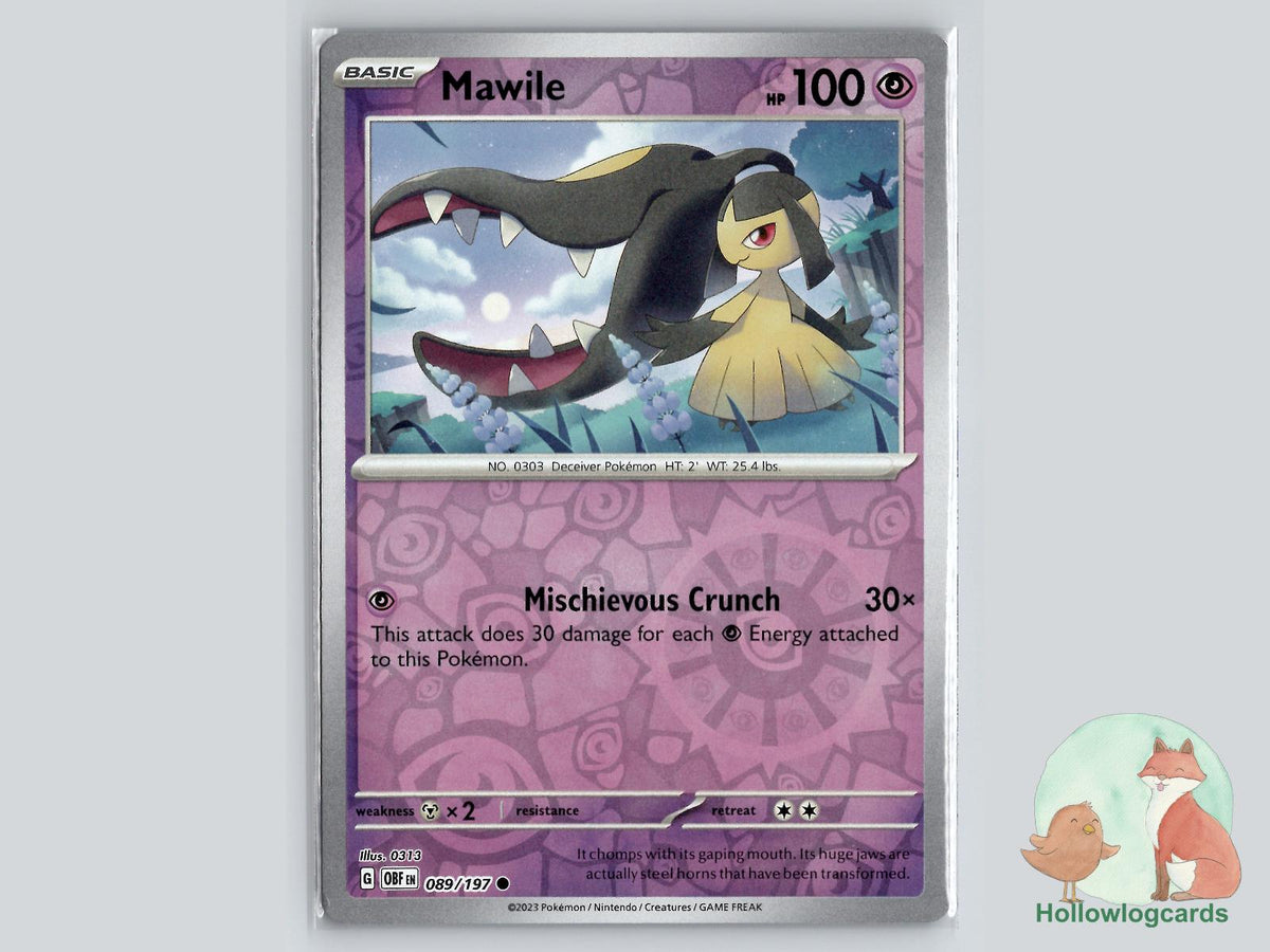 Mawile (089/197) - Obsidian Flames Pokémon Card