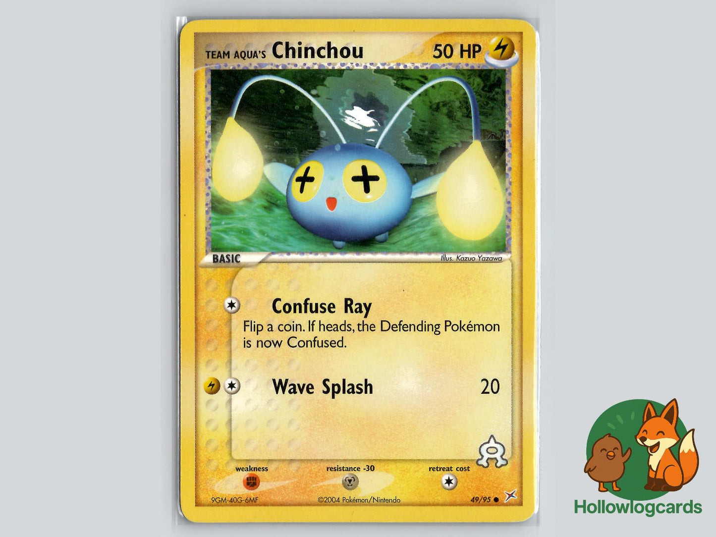 Team Aqua's Chinchou (49/95) - Team Magma vs Team Aqua Pokémon Card