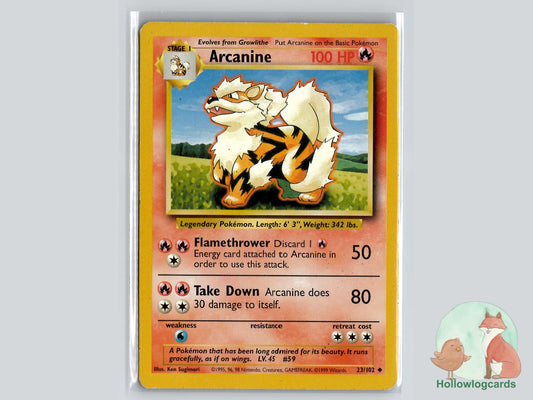 Arcanine (23/102) - Base Pokémon Card