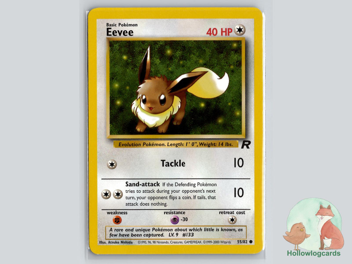 Eevee (55/82) - Team Rocket Pokémon Card