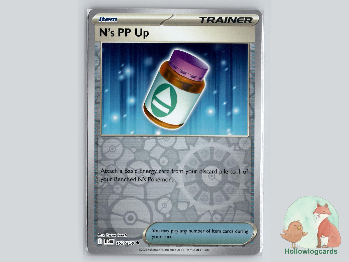 N's PP Up (153/159) - Journey Together Pokémon Card