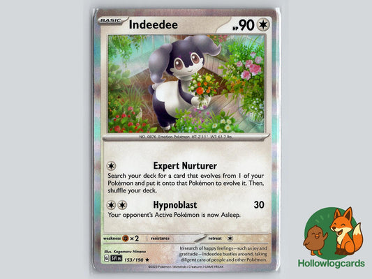 Indeedee (153/198) - Scarlet & Violet Pokémon Card