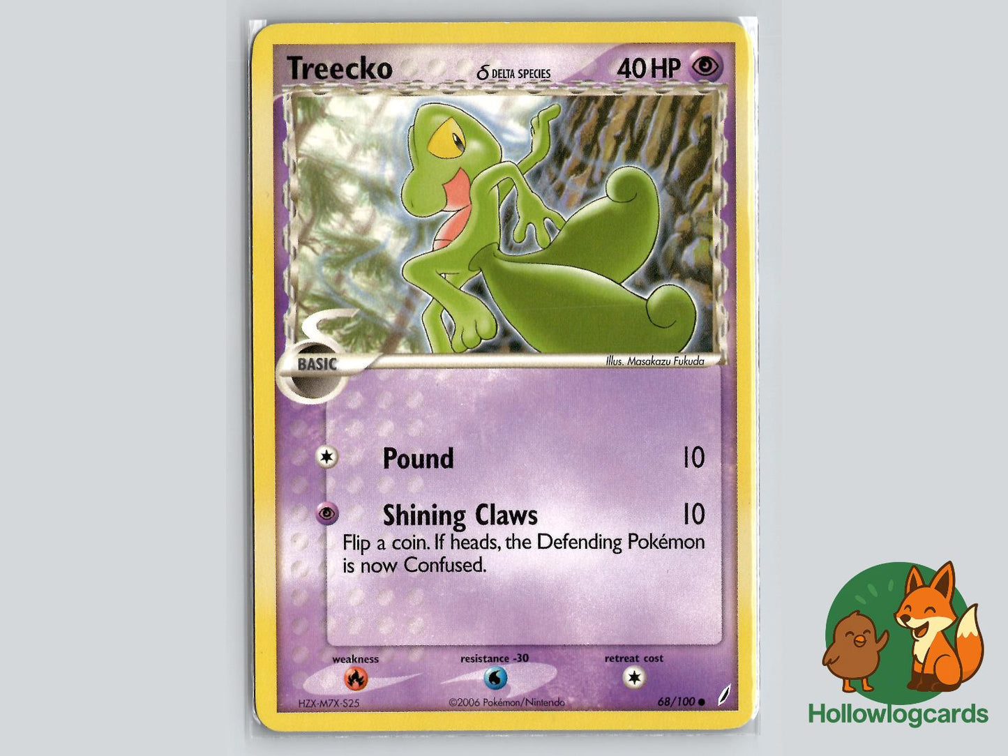 Treecko (68/100) - Crystal Guardians Pokémon Card