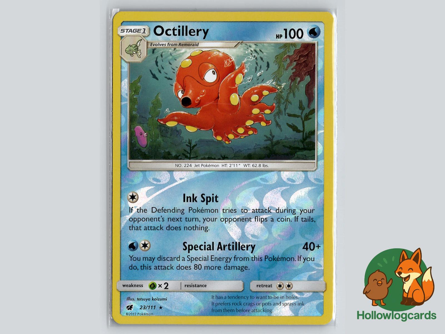 Octillery (23/111) - Crimson Invasion Pokémon Card