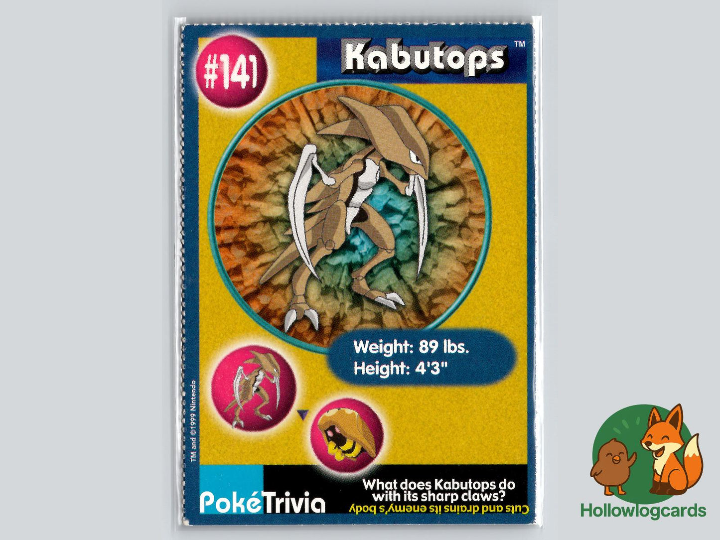 Kabutops (141) Pokémon Card